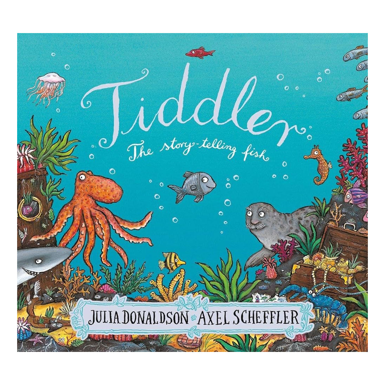 Cover page of Julia Donaldson - Tiddler - The Story telling fish