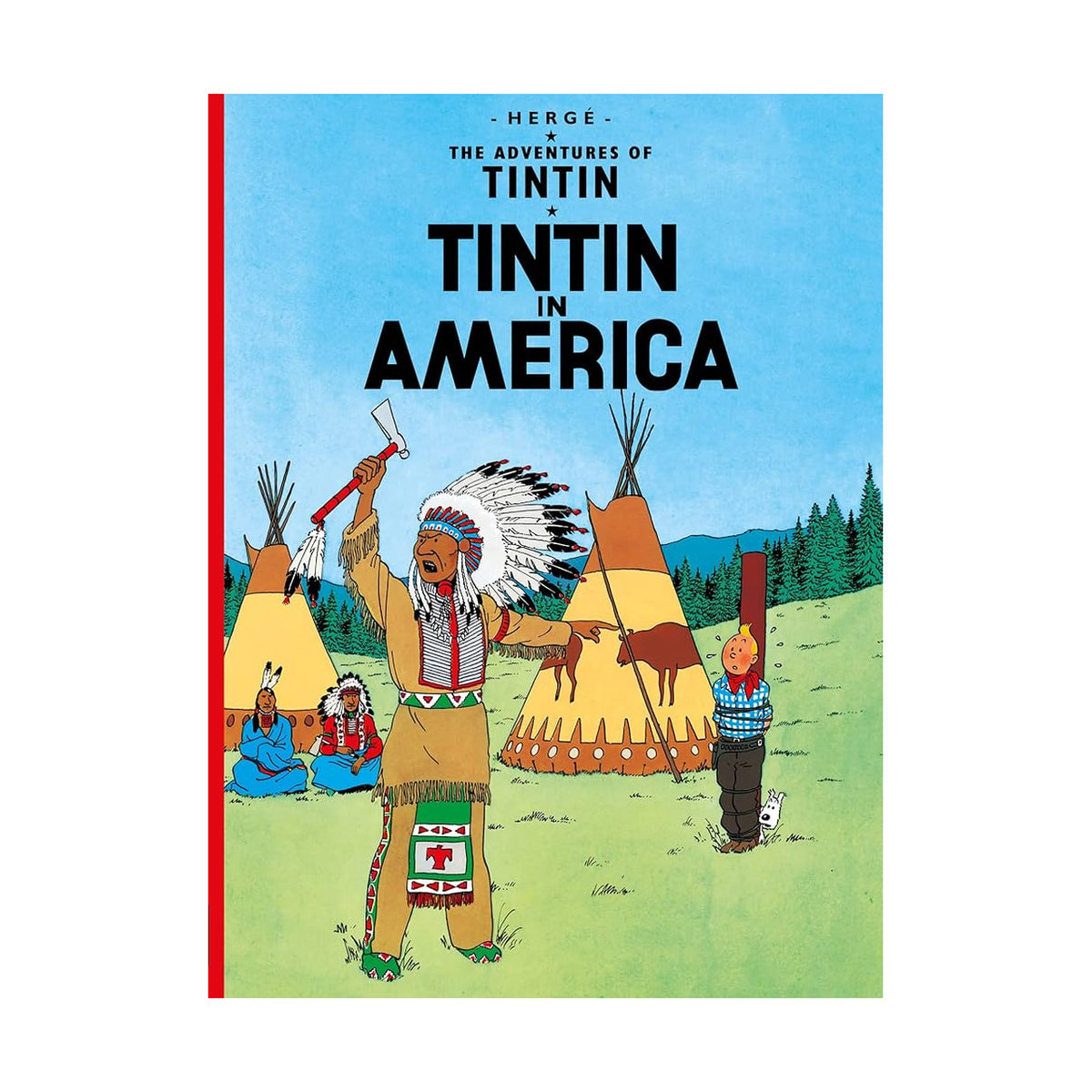Cover page of TINTIN - Tintin in America