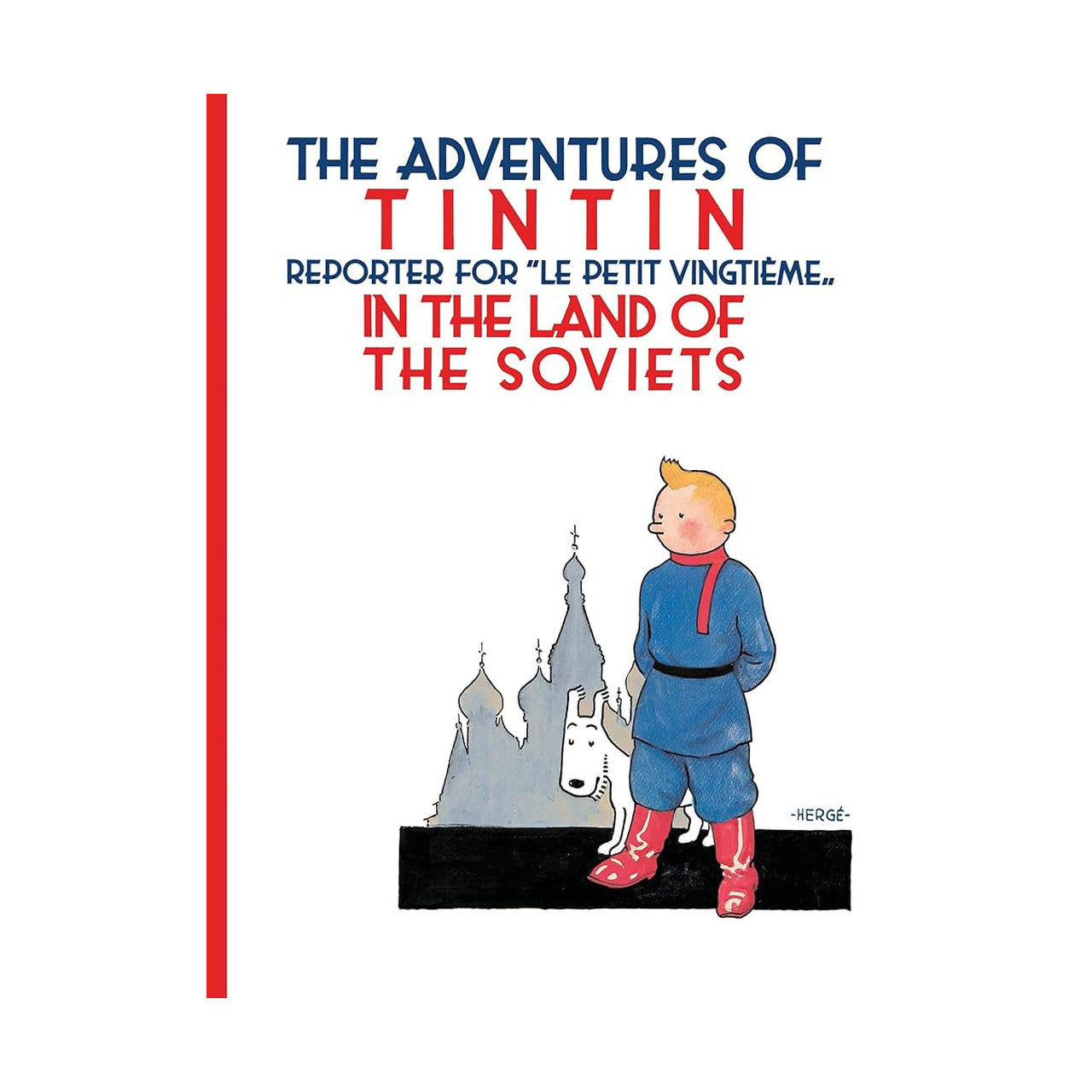 Cover page of TINTIN - The Adventure of Tintin in the Land of the Soviets