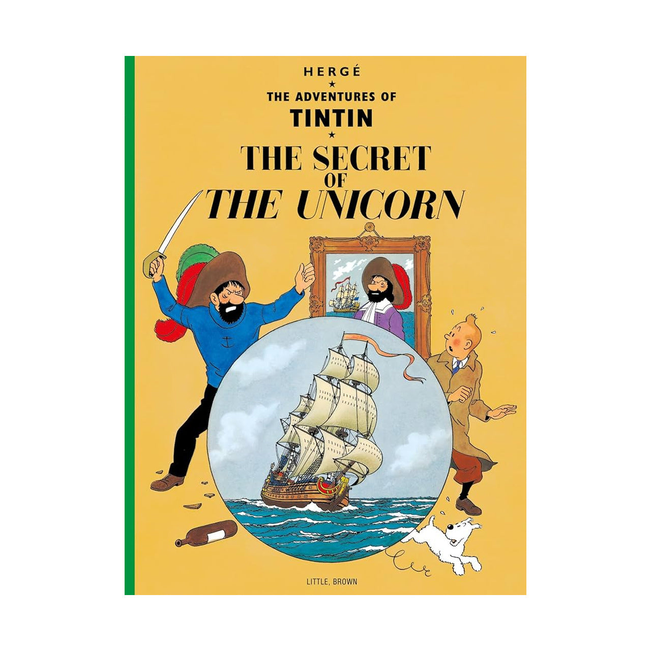 Cover page of TINTIN - The Secret of the Unicorn