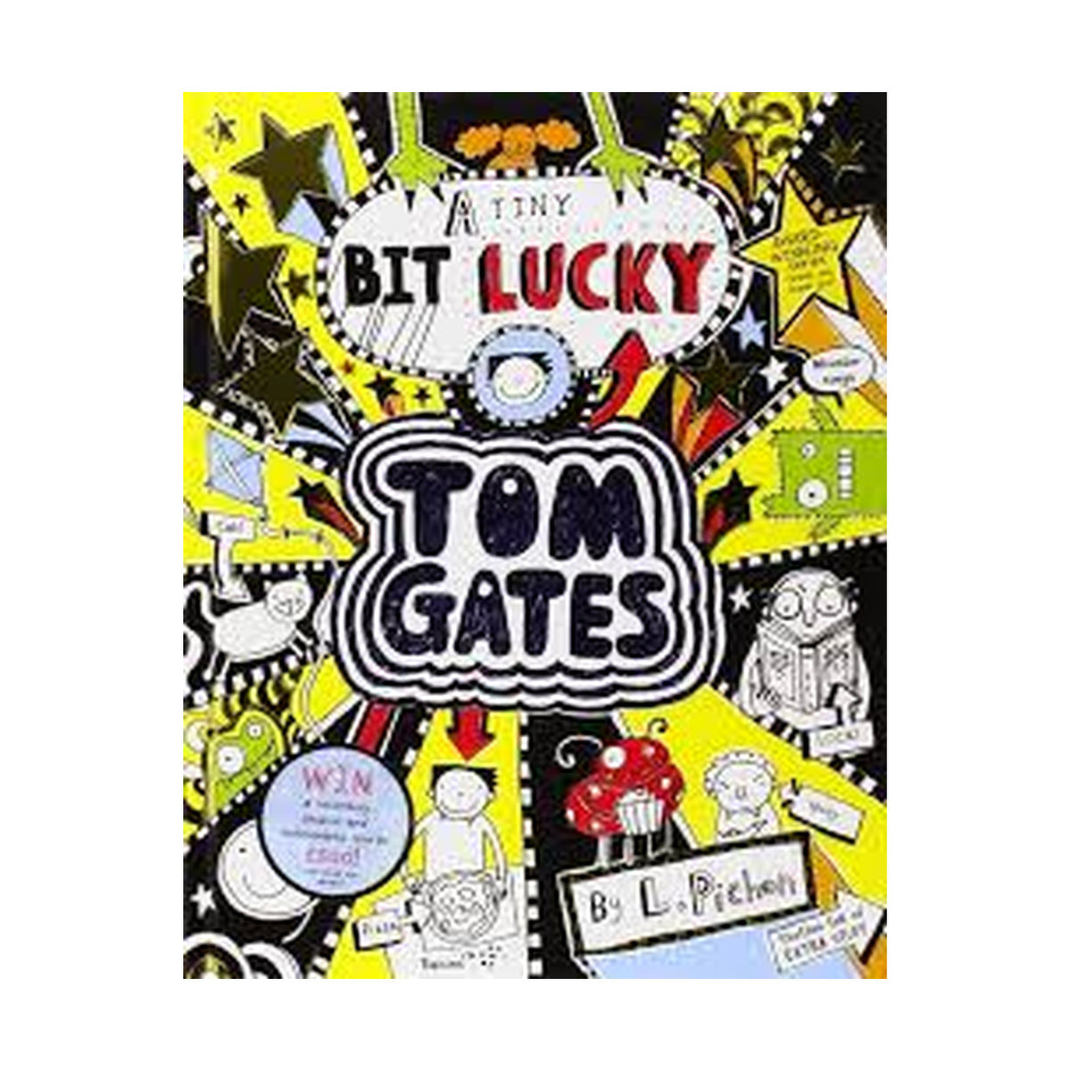 Cover page of Tom Gates - A tiny bit lucky