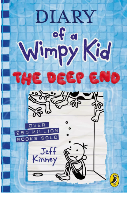 Cover page of The Diary of a Wimpy Kid - The Deep End